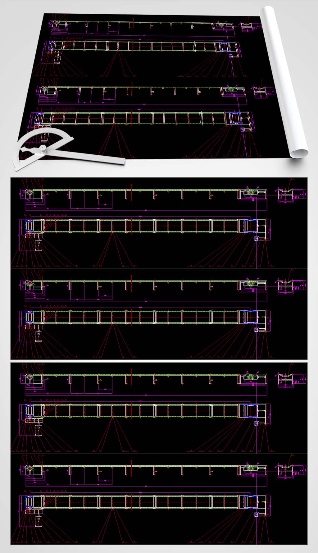ssd1000_160输送机素材