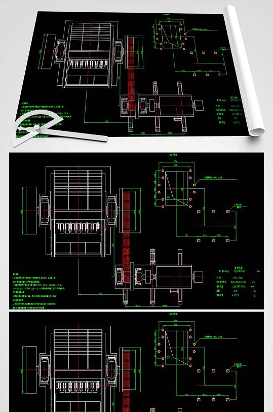 锤式破碎机CAD设计图
