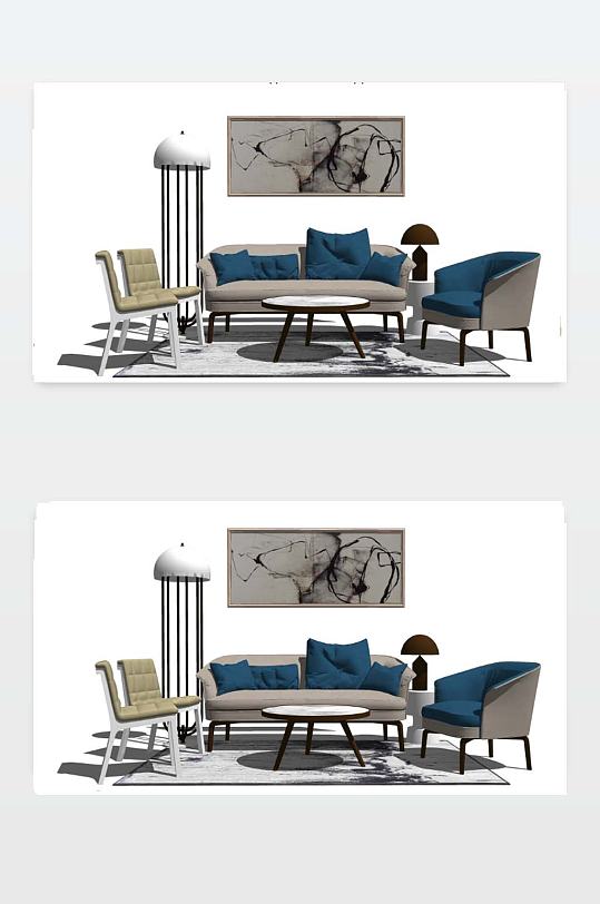 SU沙发模型下载-众图网