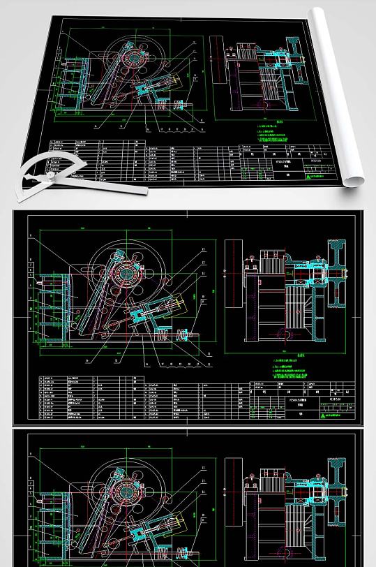 PE500x750颚式破碎机-众图网