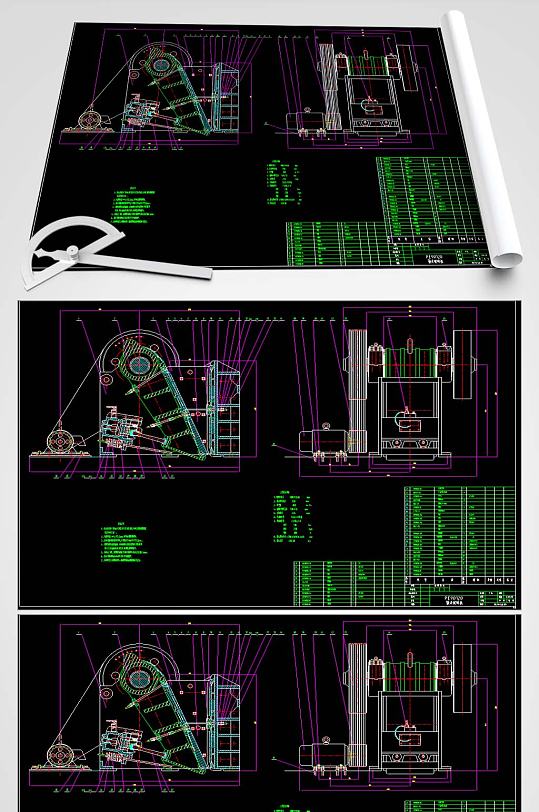 PE90X120颚式破碎机-众图网