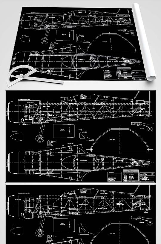飞机玩具CAD设计图-众图网