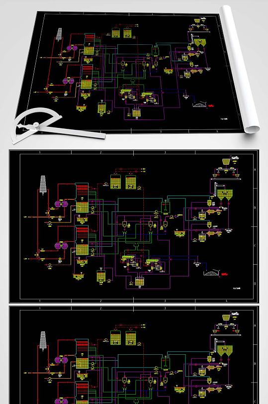 火电厂烟气脱硫工艺流程-众图网