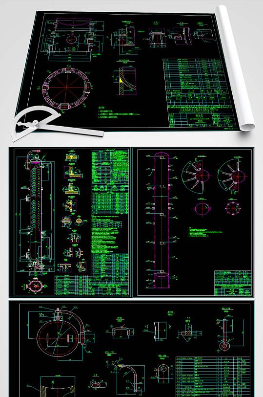 变换气低温精洗塔-众图网