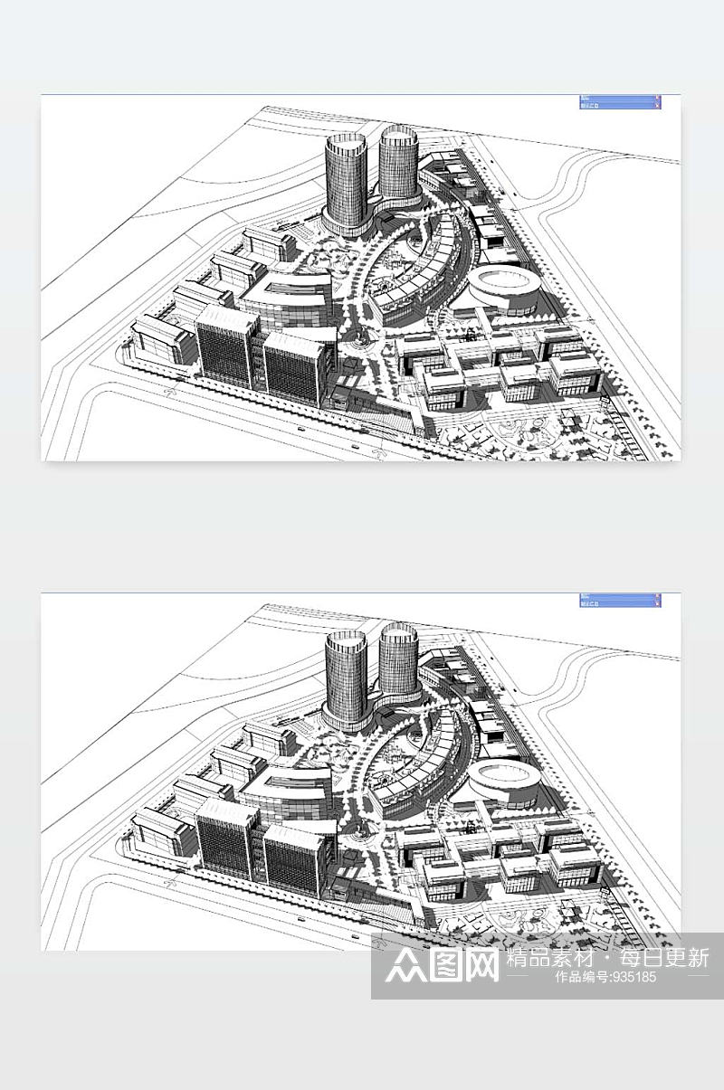 厂房SU模型下载素材