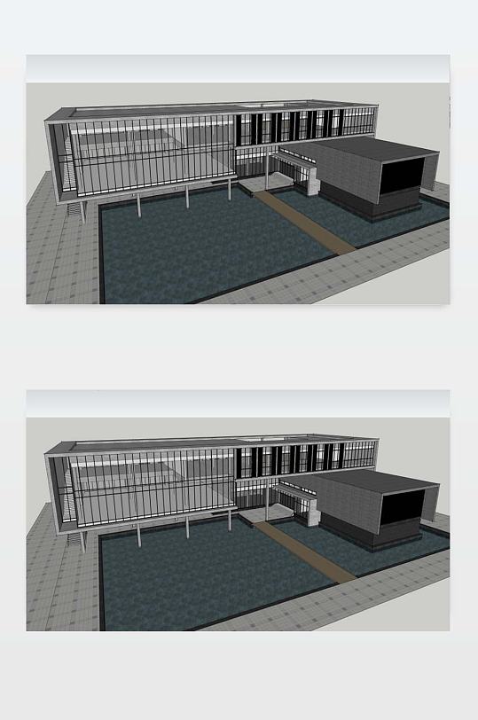 办公楼3D模型图