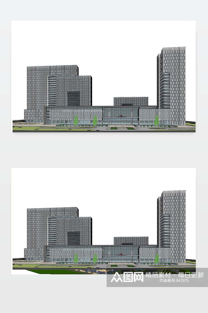 医院模型图设计下载素材