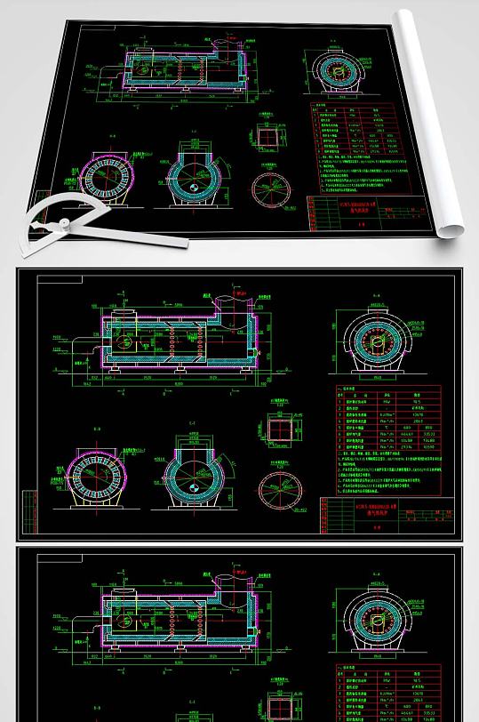 10.5MW的燃气热风炉-众图网