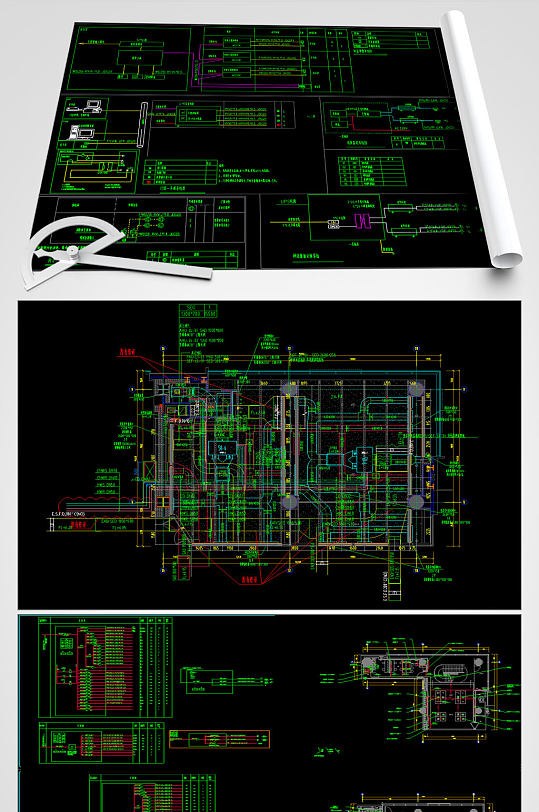 展厅CAD平面设计图
