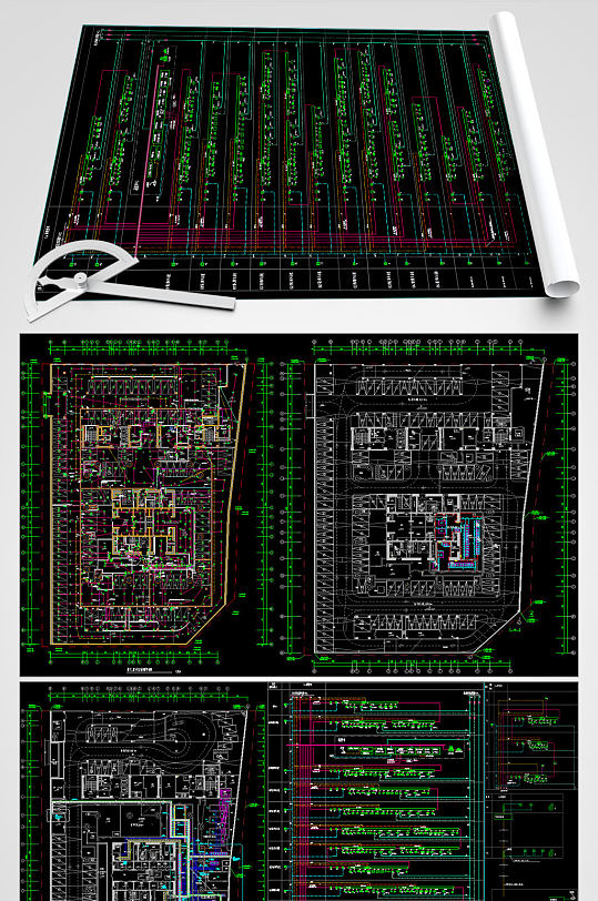 大厦电气CAD设计图