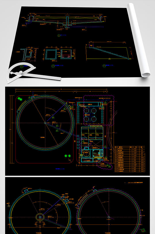 制浆废水处理设备工程设计图-众图网