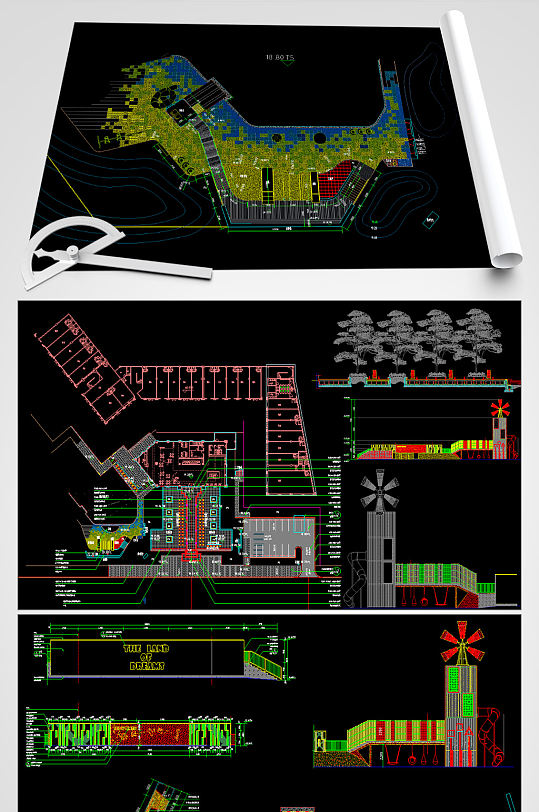 儿童乐园CAD平面设计图