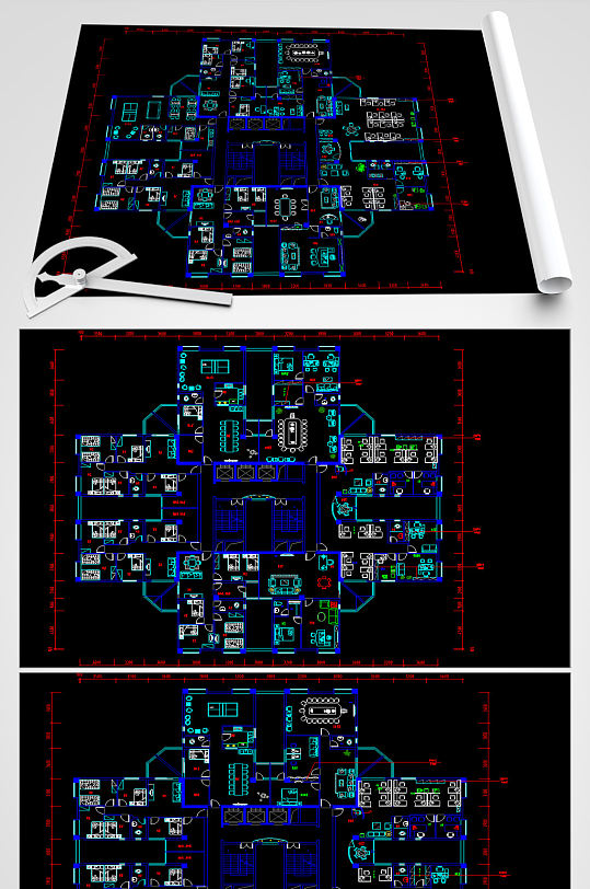小区住宅CAD设计图