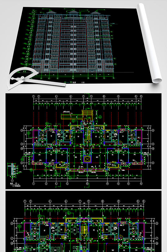 别墅CAD方案图