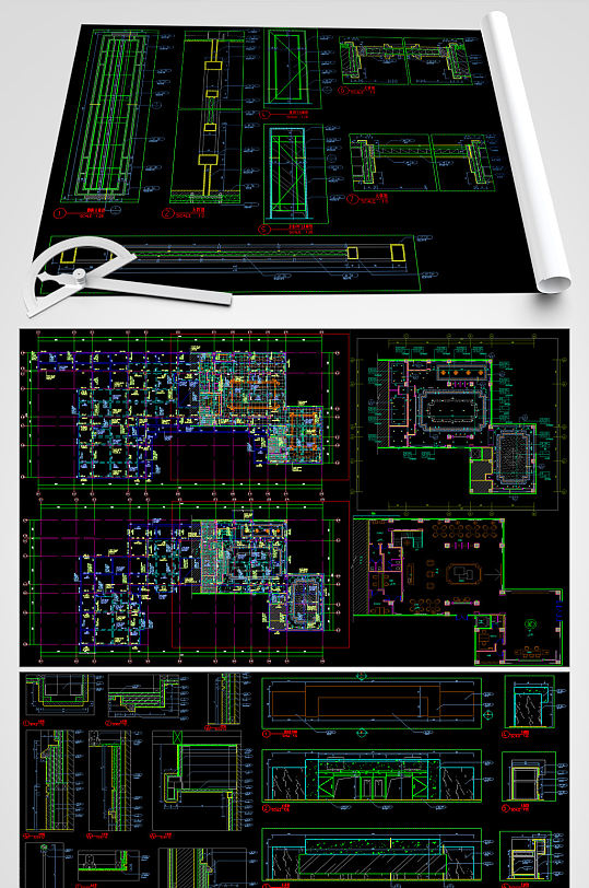 售楼部CAD建筑设计图