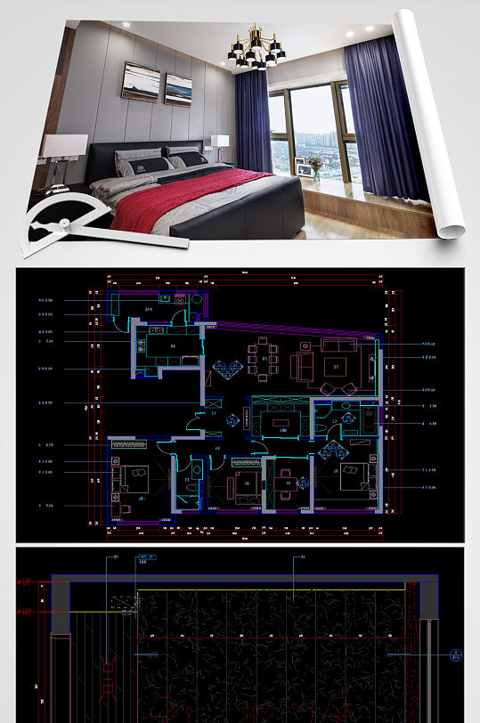 别墅CAD平面设计图