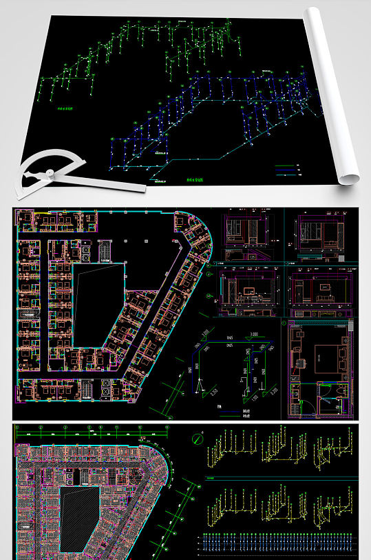 酒店CAD建筑设计图