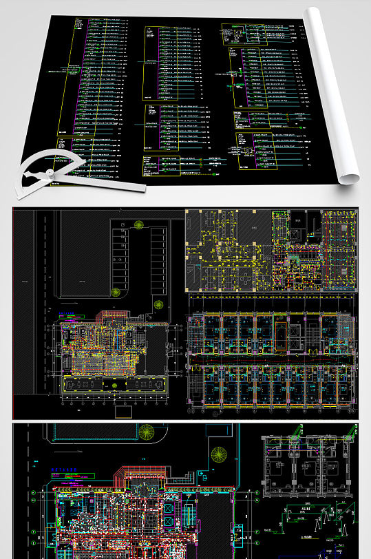 CAD酒店平面设计图