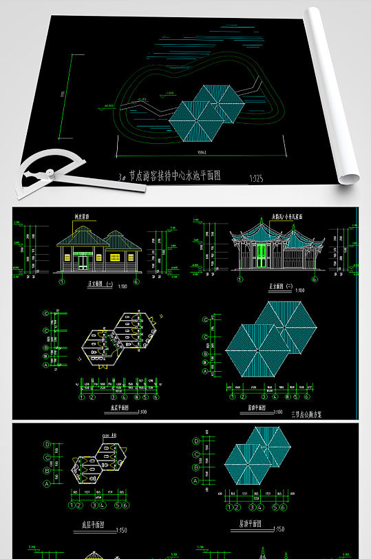 厕所CAD设计图-众图网