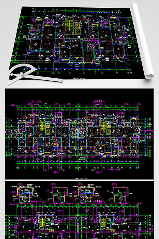 别墅CAD建筑设计图-众图网