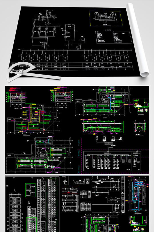高层综合体强弱电CAD图纸