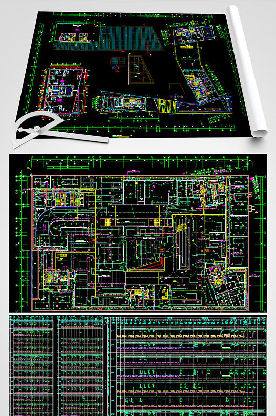 大型商业建筑电气CAD施工图