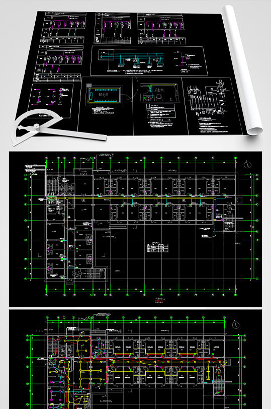 精神病医院强弱电施工图