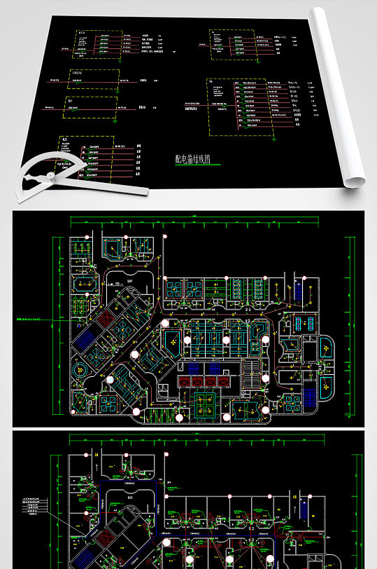 KTV娱乐城低压电气图纸-众图网