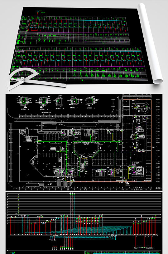 商业大厦电气CAD施工图