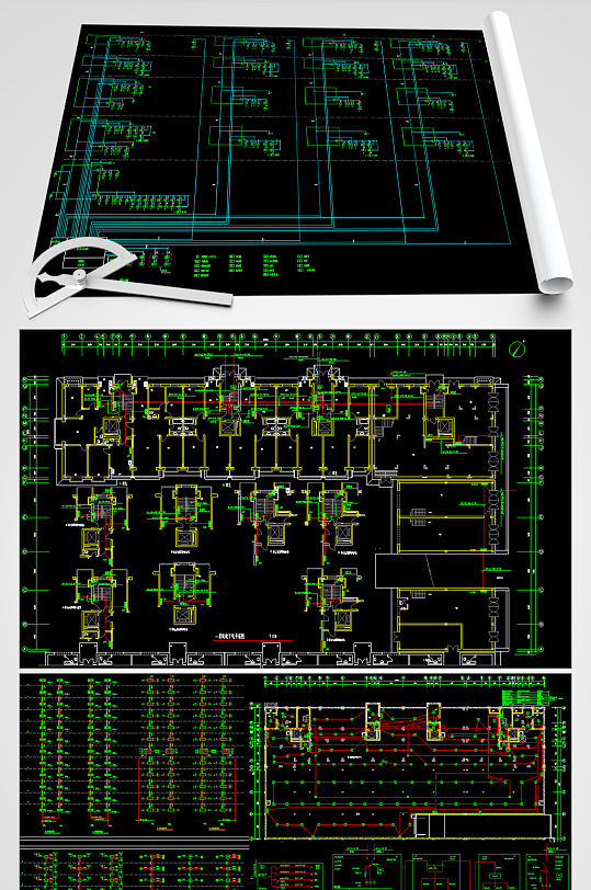 12层住宅楼电气设计施工图-众图网