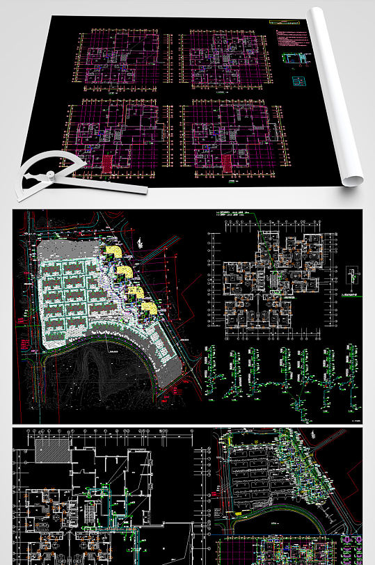 住宅小区电气CAD施工图