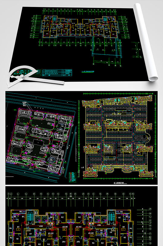 安置房电气智能化系统CAD图纸