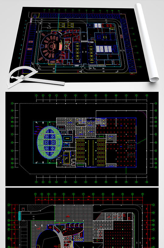 加油站电气CAD设计施工图