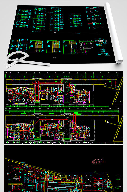 会所电气CAD平面设计图