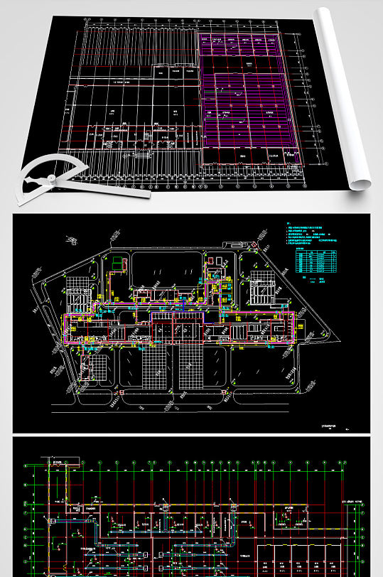 冷库CAD建筑施工图-众图网