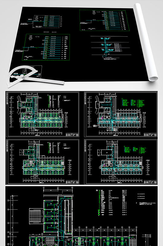 健身房电气CAD设计图