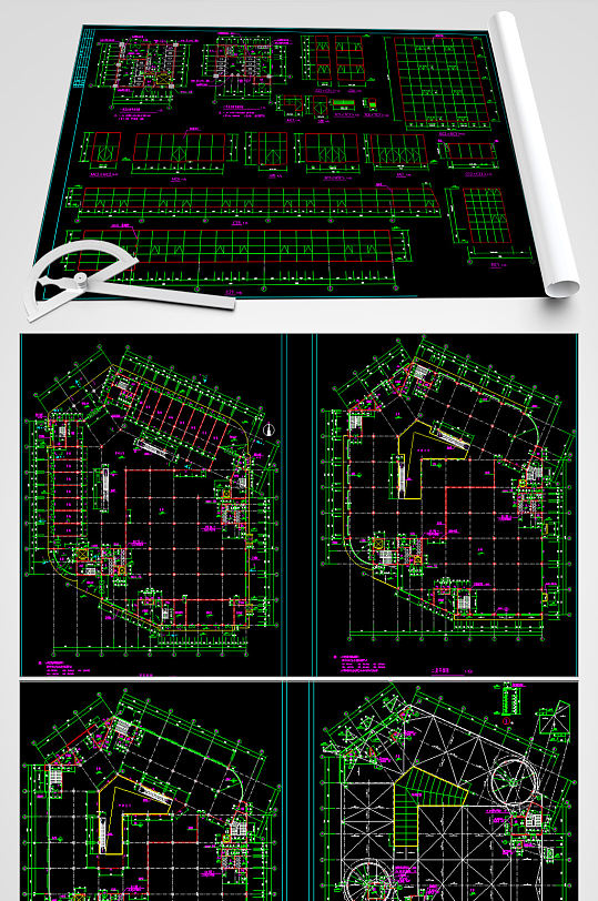商场电气CAD设计方案图