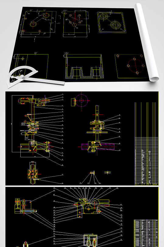 单线画线机CAD平面图