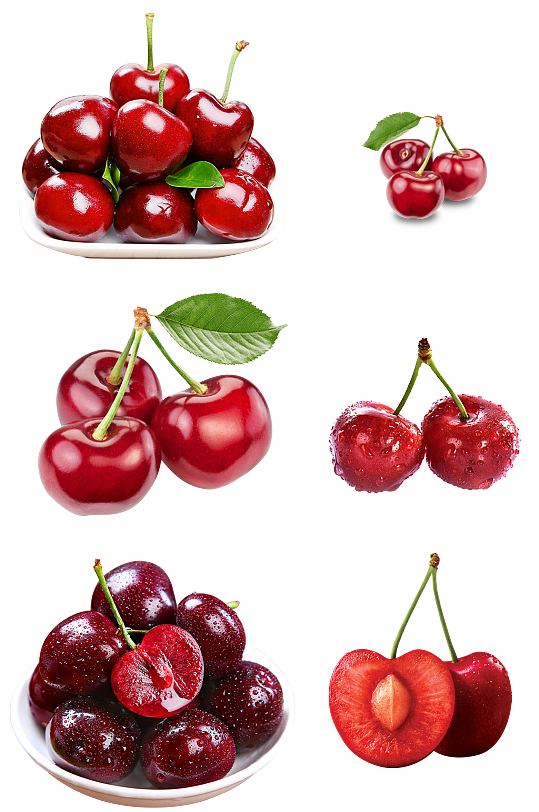 樱桃水果素材图png