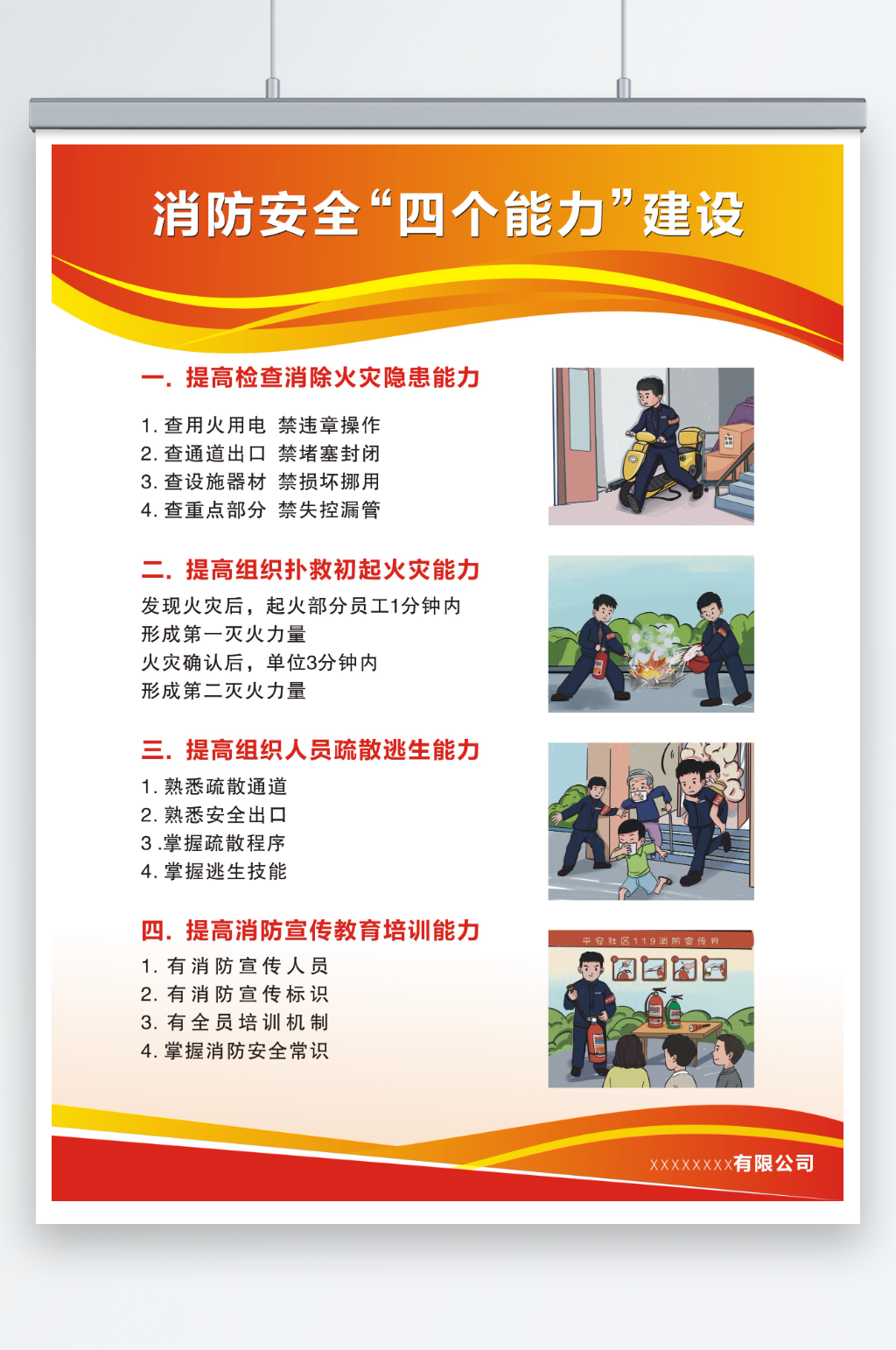 消防安全四个能力建设素材