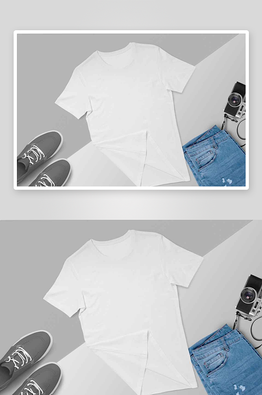 短袖服饰样机模板-众图网