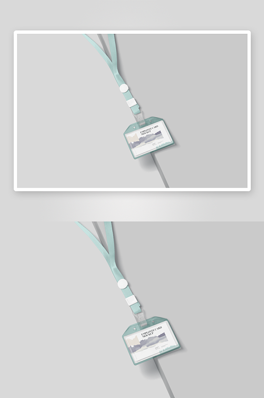 工作证胸牌吊牌样机-众图网