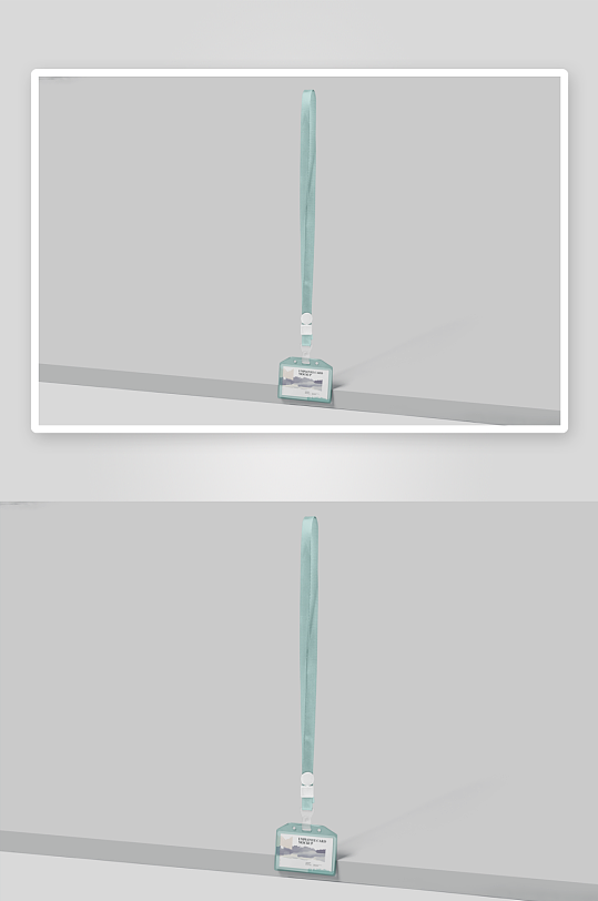 工作证胸牌吊牌样机-众图网