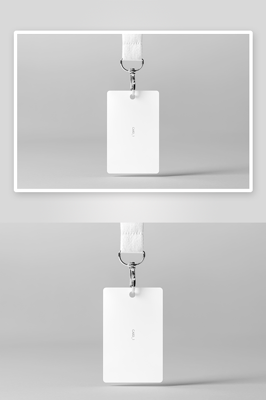 工作证胸牌吊牌样机-众图网
