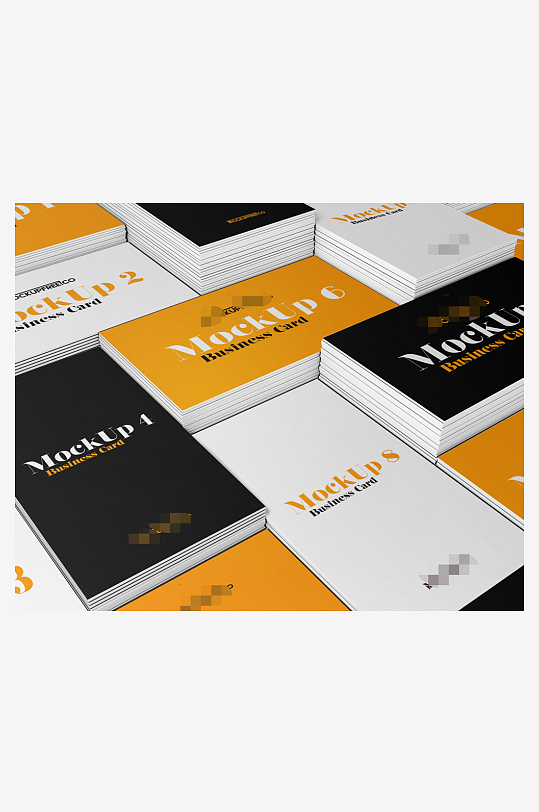 名片卡片场景展示vi样机商务-众图网