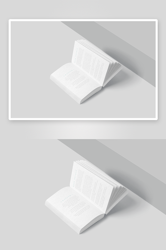 书籍封面内容展示模板样机素材-众图网