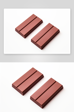 AI数字艺术巧克力美食甜品插画元素