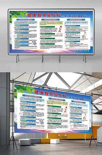 新冠肺炎防控健康知识健康教育宣传栏