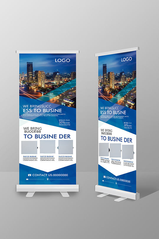 蓝色文化易拉宝图片-蓝色文化易拉宝设计素材-蓝色文化易拉宝模板下载