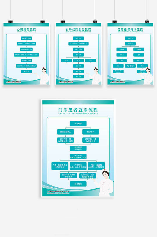 医院就诊流程图图片